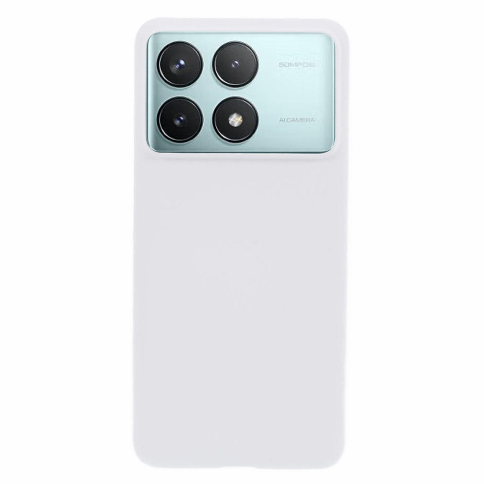 For Xiaomi Redmi K70 Pro 5G / K70 5G Hard PC Phone Case Hard Rubberized Phone Cover - White For Xiaomi Redmi K70 Pro 5G / K70 5G Hard PC Phone Case Hard Rubberized Phone Cover - White